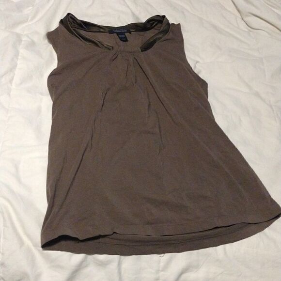 Crabtree & Evelyn Everyday Luxury Women's Size XS Solid Brown Tank Top - Picture 3 of 10